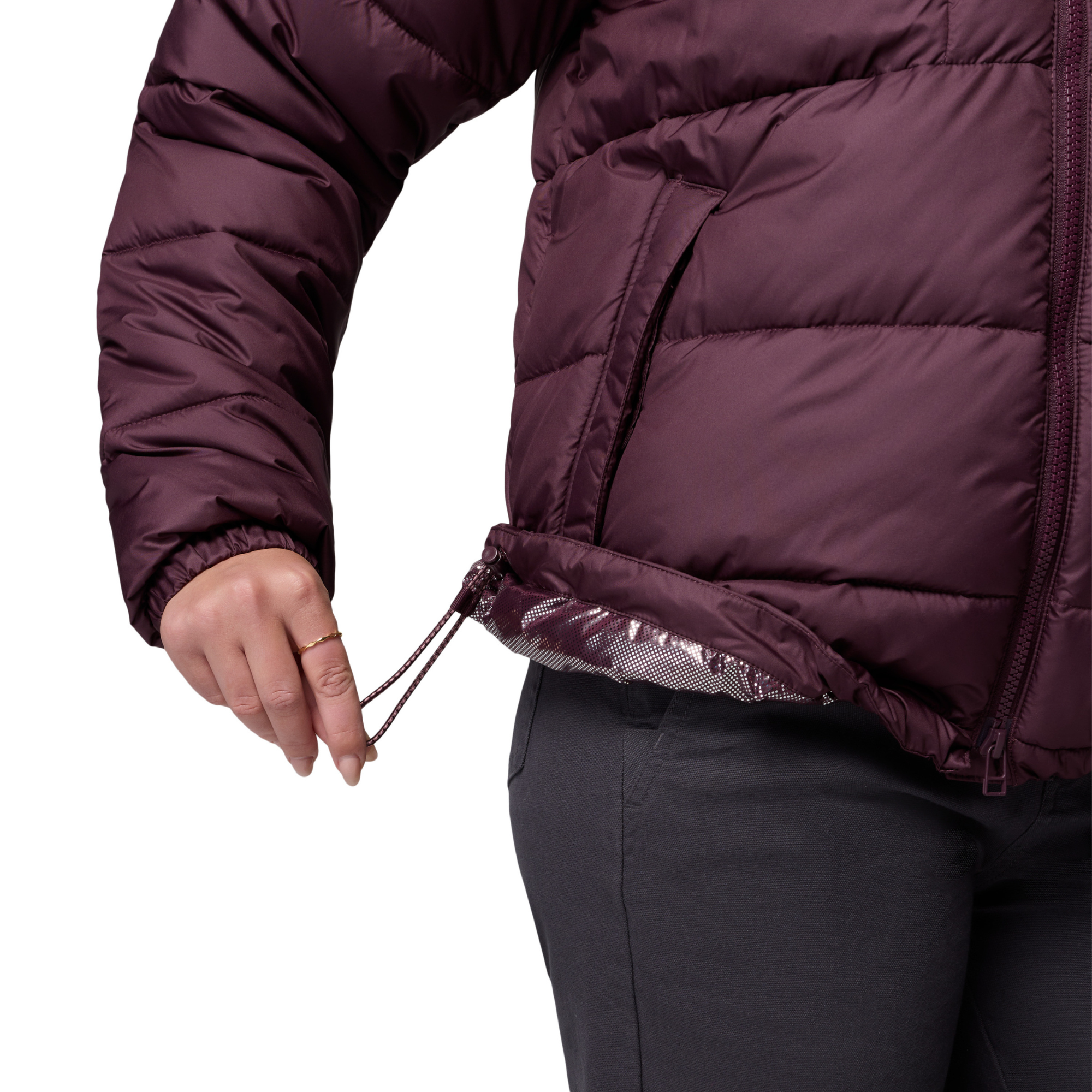 Columbia Women's Pike Lake III Hooded Insulated Jacket Moonvista 607 2133563