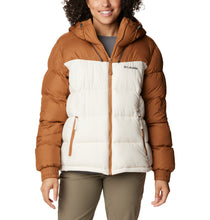 Load image into Gallery viewer, Columbia Women&#39;s Pike Lake II Insulated Jacket (Camel Brown/Chalk)
