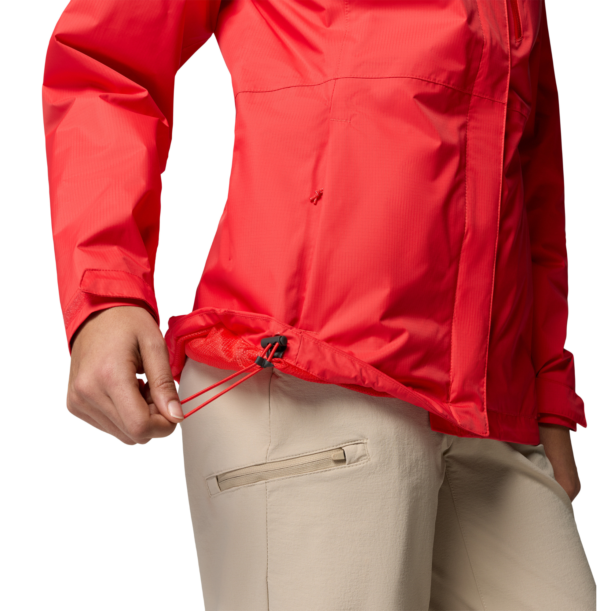 Columbia Women's Pouring Adventure III Waterproof Jacket (Poppy Red)