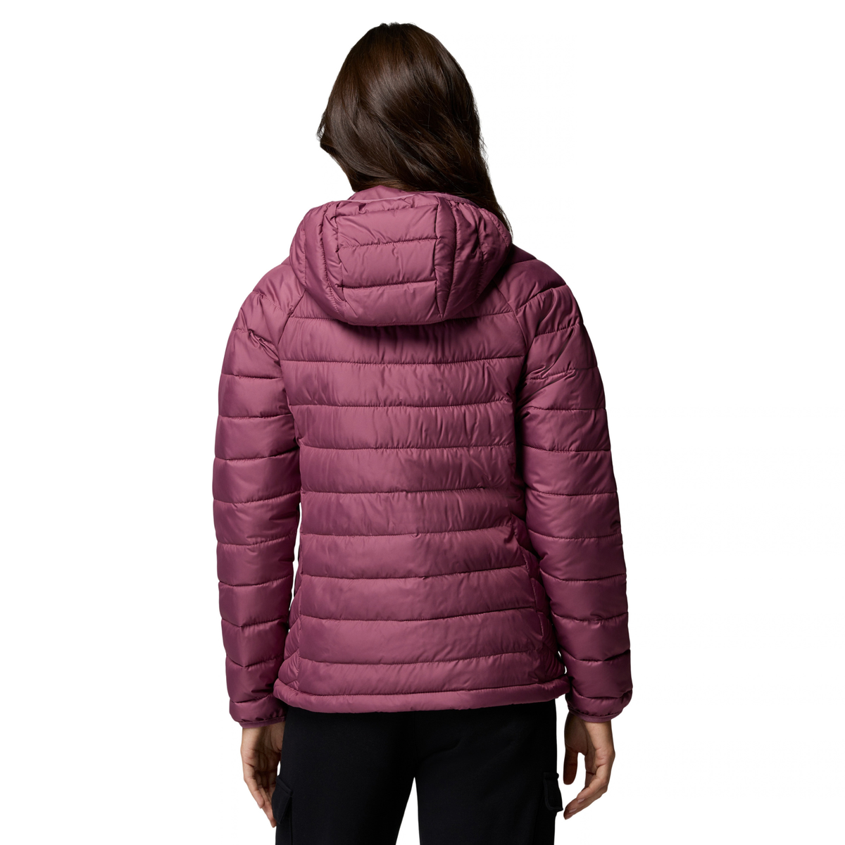 Columbia Women's Powder Lite II Hooded Insulated Jacket Antique Mauve 551 2089391