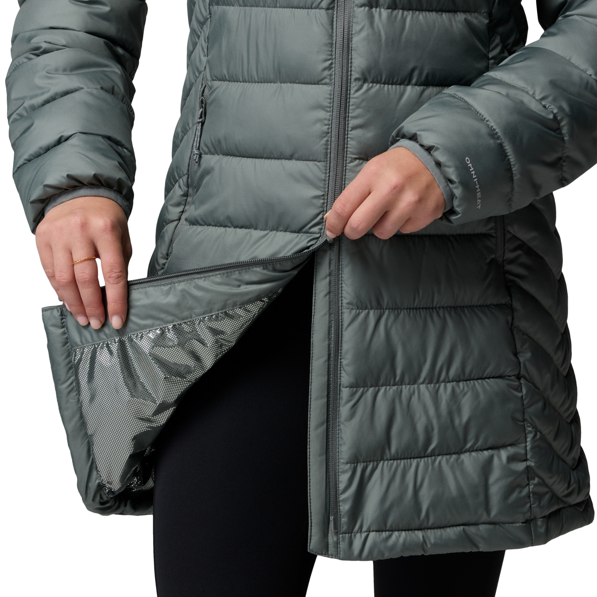 Columbia Women's Powder Lite II Mid Insulated Parka Sedona Sage 342 2089371