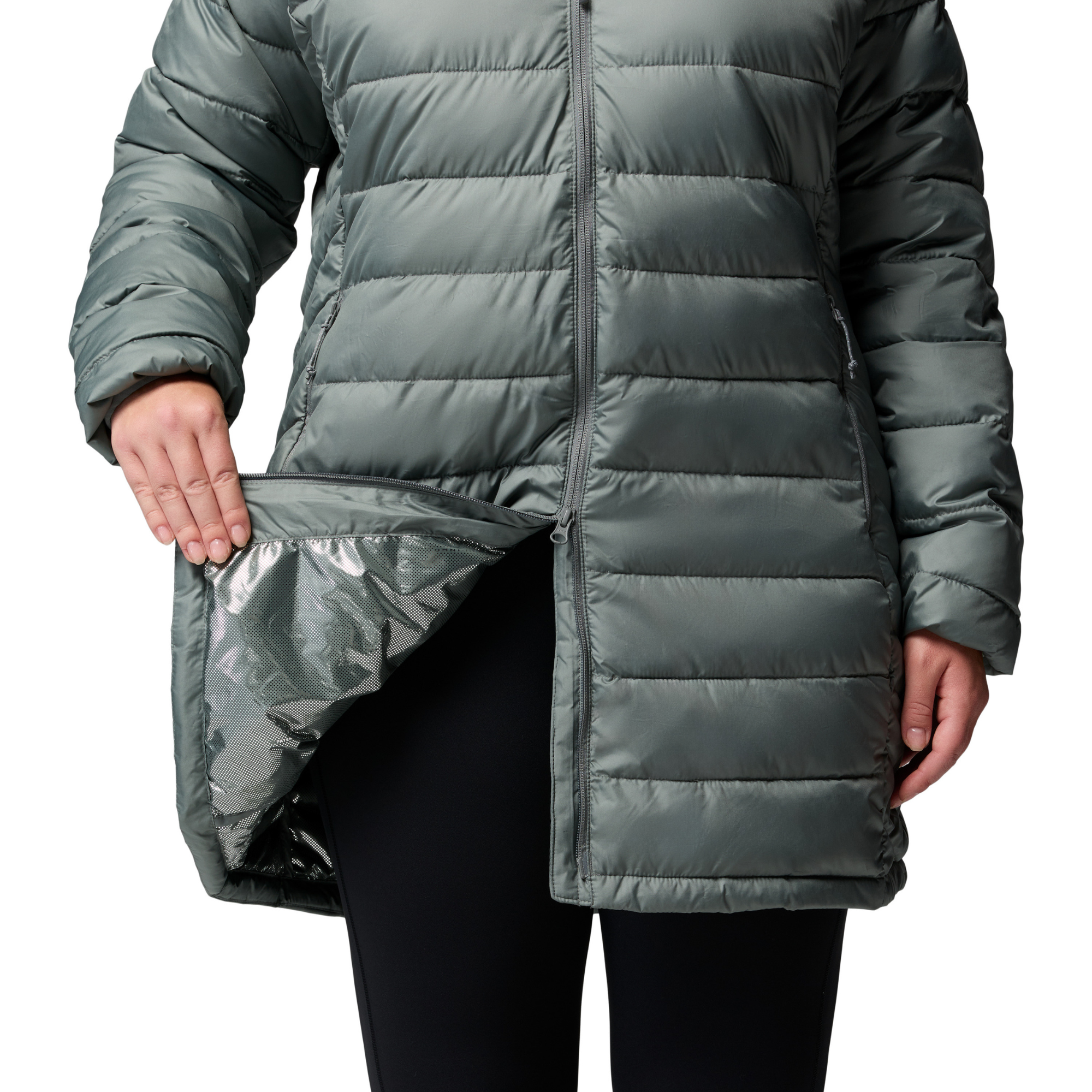 Columbia Women's Powder Lite II Mid Insulated Parka Sedona Sage 342 2089371