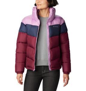 Columbia Women's Puffect Colorblock Insulated Jacket (Marionberry/Nocturnal)