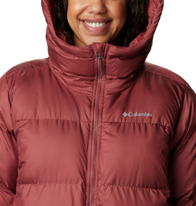 Columbia Women's Puffect Long Insulated Parka (Beetroot)