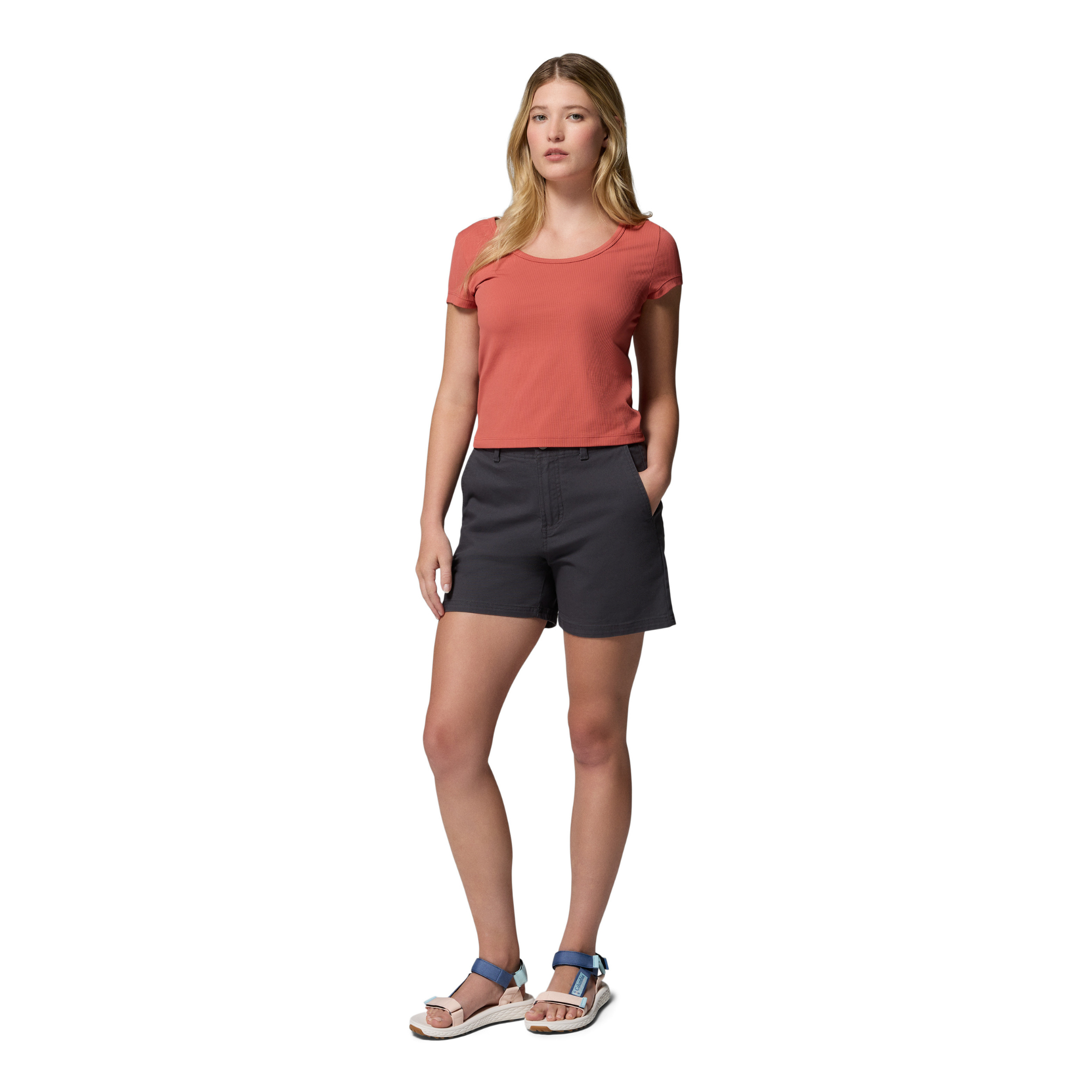 Columbia Women's ROC Shorts (Shark)(5in)