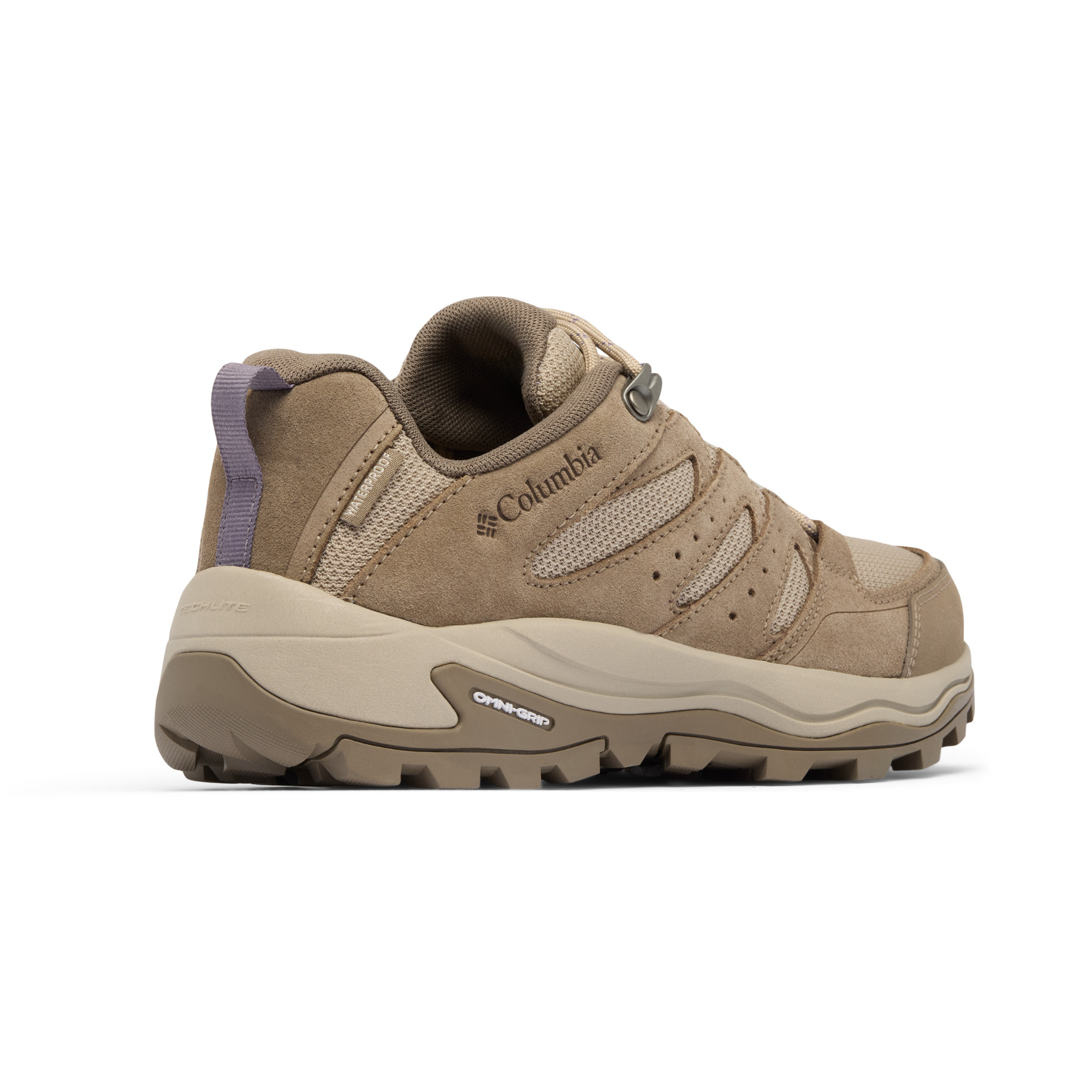 Columbia Women's Redmond IV Low Waterproof Trail Shoes (Wet Sand/Graphite Purple)