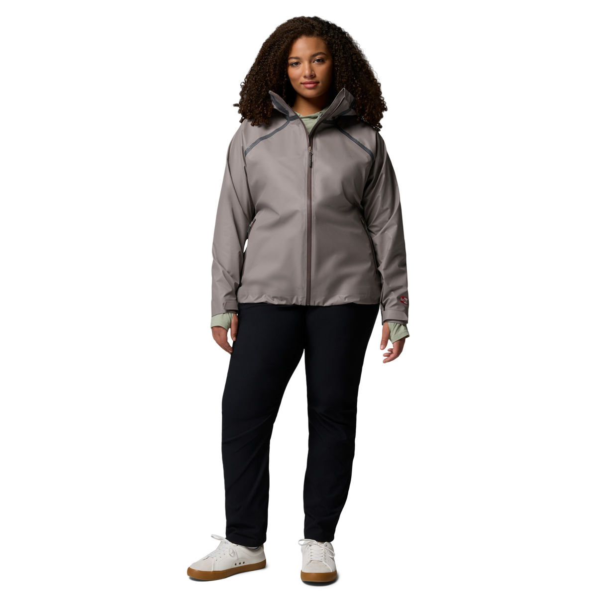 Columbia Women's Reign No Shine Outdry Extreme Waterproof Jacket (Iron)