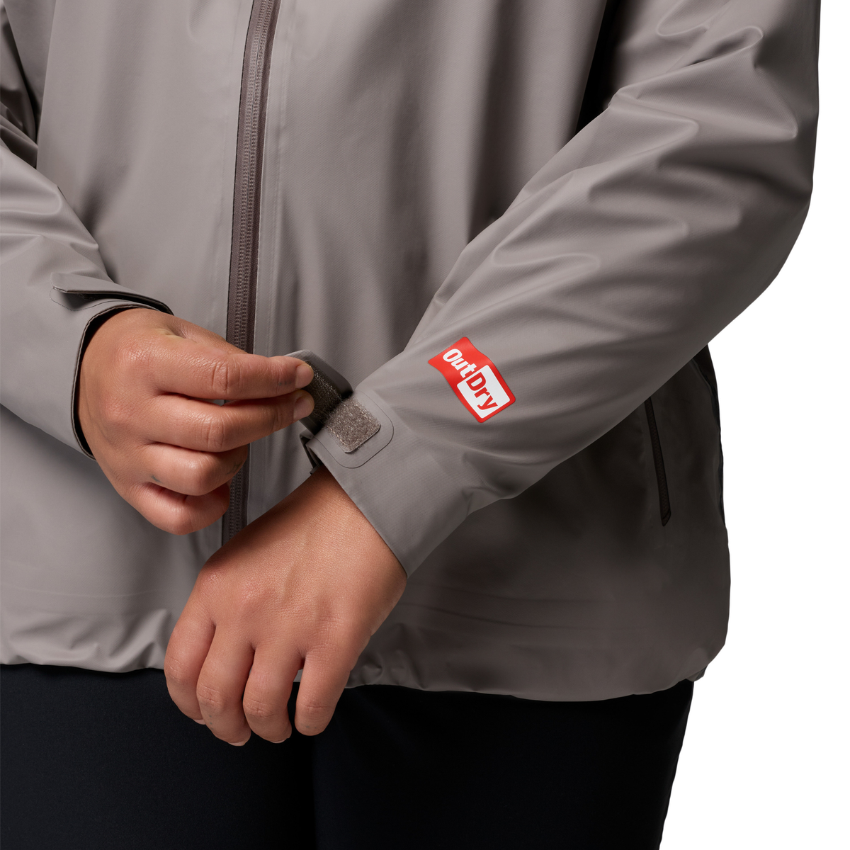 Columbia Women's Reign No Shine Outdry Extreme Waterproof Jacket (Iron)
