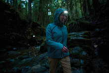 Load image into Gallery viewer, Columbia Women's Reign No Shine Outdry Extreme Waterproof Jacket (River Blue)