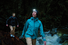 Load image into Gallery viewer, Columbia Women's Reign No Shine Outdry Extreme Waterproof Jacket (River Blue)