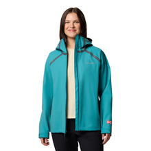 Load image into Gallery viewer, Columbia Women's Reign No Shine Outdry Extreme Waterproof Jacket (River Blue)