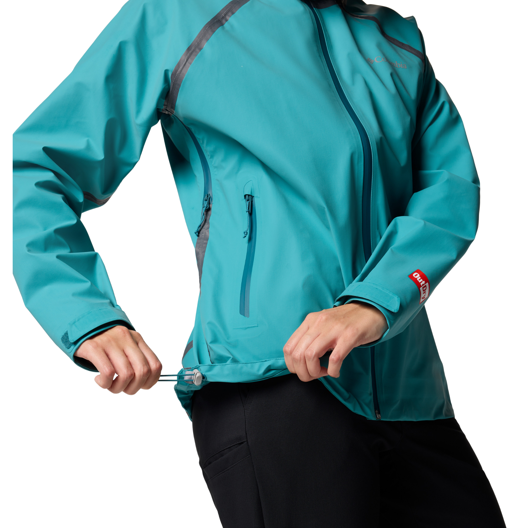 Columbia Women's Reign No Shine Outdry Extreme Waterproof Jacket (River Blue)