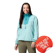 Load image into Gallery viewer, Columbia Women's Sequoia Grove Half Zip Fleece (Spray/Teal)