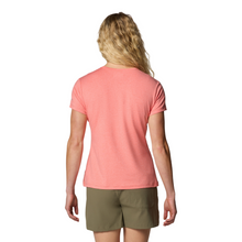 Load image into Gallery viewer, Columbia Women's Sloan Ridge Graphic Short Sleeve Technical Tee (Alpenglow/Find Your Trail)