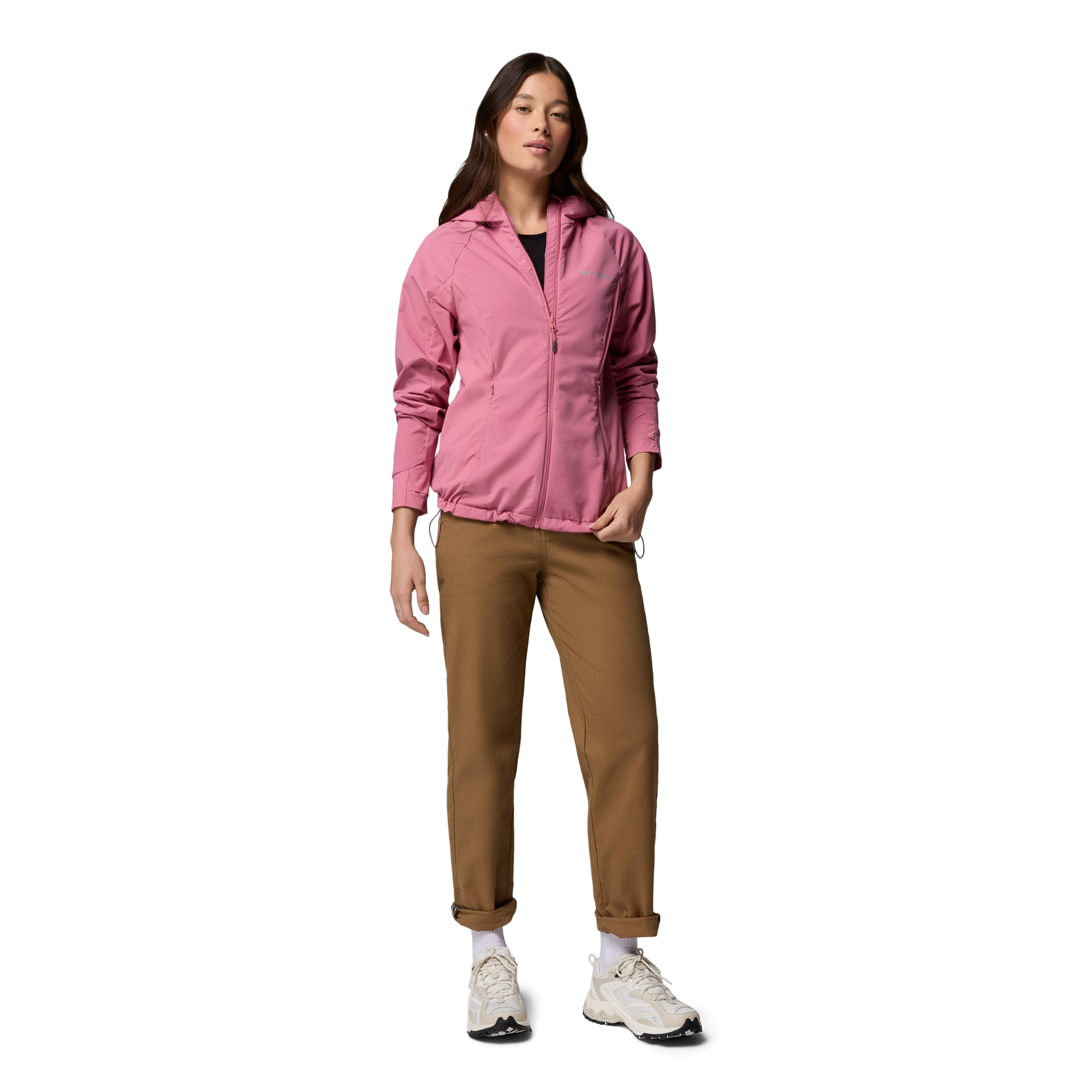 Columbia Women's Sweet As III Hooded Softshell Jacket (Rosette)