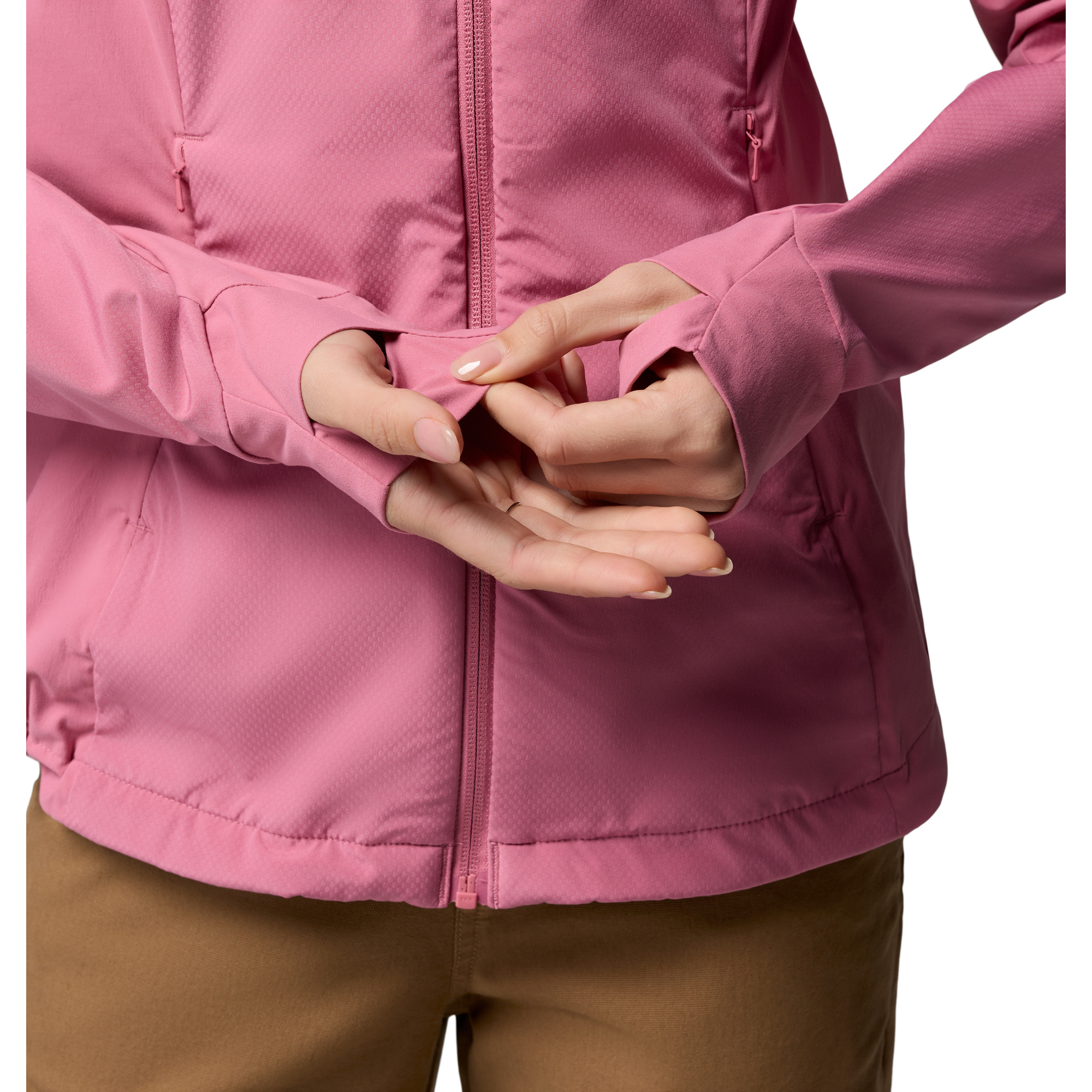 Columbia Women's Sweet As III Hooded Softshell Jacket (Rosette)