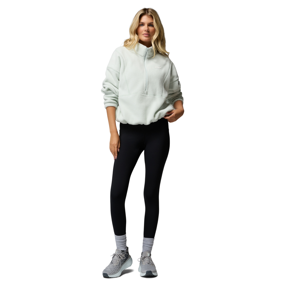 Columbia Women's Timber Meadow MTR Half Zip Fleece Top (Tea Light)