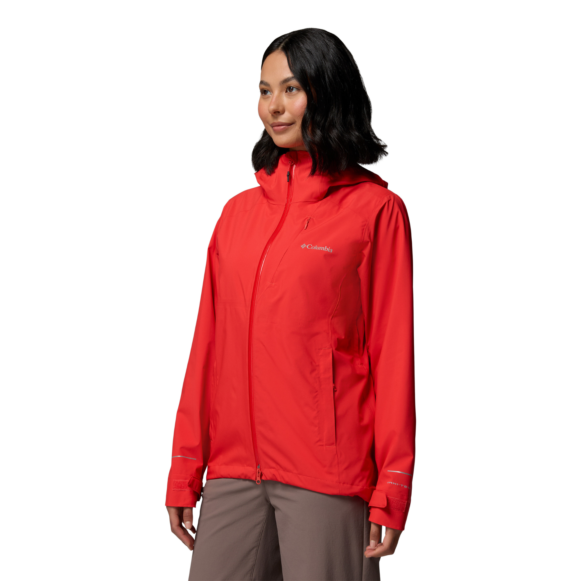 Columbia Women's Trailborne 2.5L Waterproof Jacket (Poppy Red)