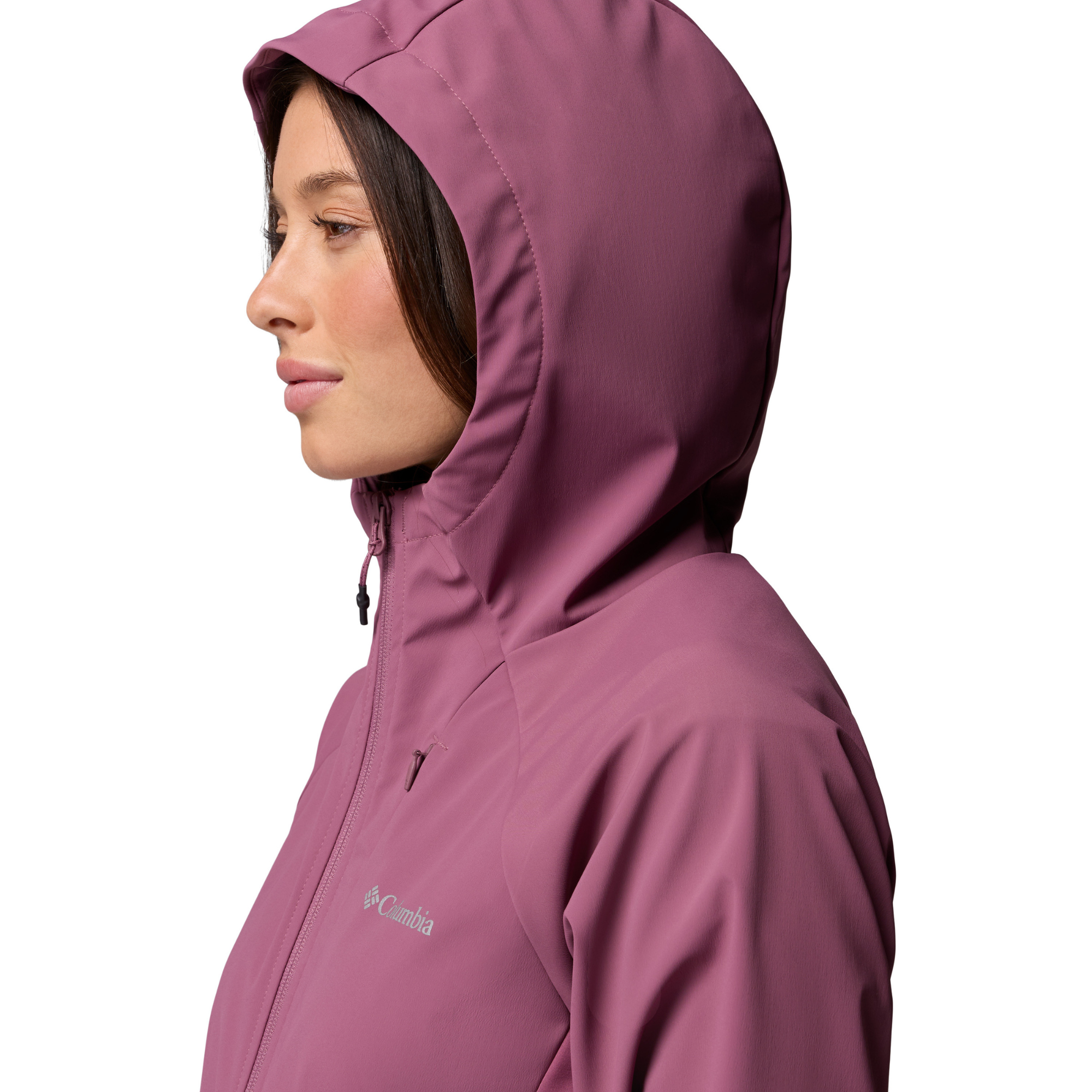 Columbia Women's Trailborne Hooded Softshell Jacket Antique Mauve 551 2154511