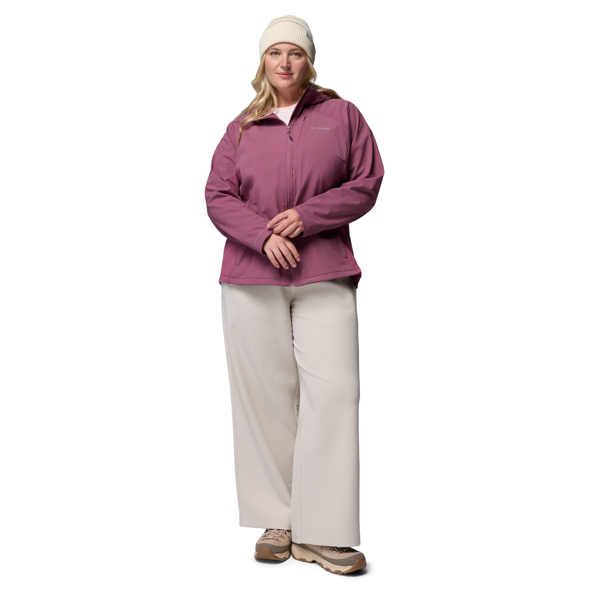 Columbia Women's Trailborne Hooded Softshell Jacket Antique Mauve 551 2154511