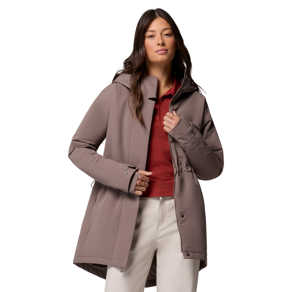 Columbia Women's Venture Days Waterproof Insulated Parka Iron 254 2086403