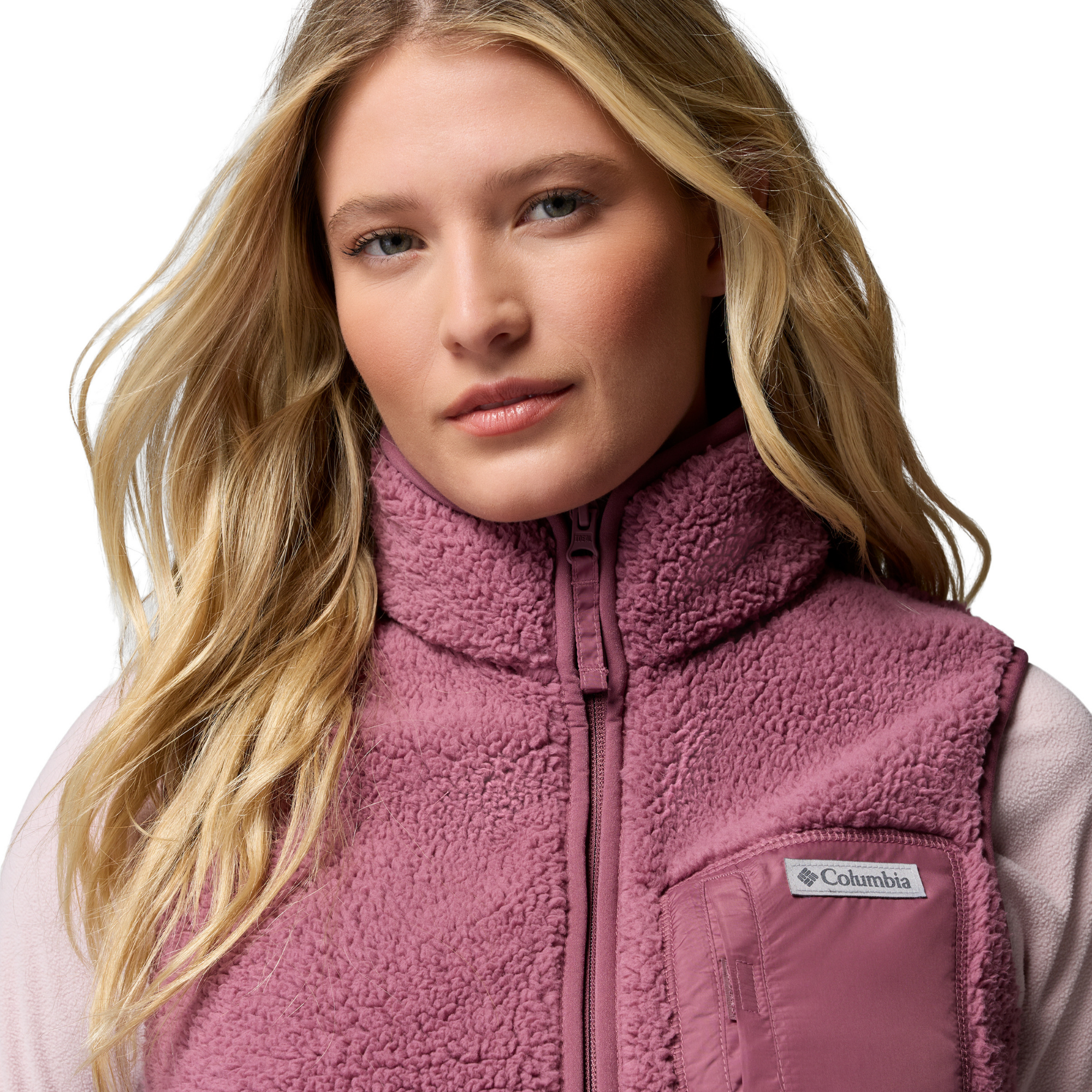 Columbia Women's West Bend II Fleece Vest Antique Mauve 552 2099264