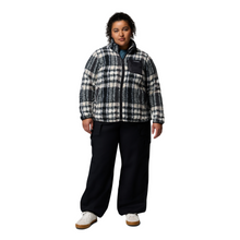 Load image into Gallery viewer, Columbia Women's West Bend II Printed Full Zip Fleece (Black Herringplaid)