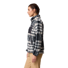 Load image into Gallery viewer, Columbia Women's West Bend II Printed Full Zip Fleece (Black Herringplaid)