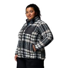 Load image into Gallery viewer, Columbia Women's West Bend II Printed Full Zip Fleece (Black Herringplaid)