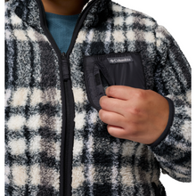 Load image into Gallery viewer, Columbia Women's West Bend II Printed Full Zip Fleece (Black Herringplaid)