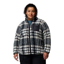 Load image into Gallery viewer, Columbia Women's West Bend II Printed Full Zip Fleece (Black Herringplaid)