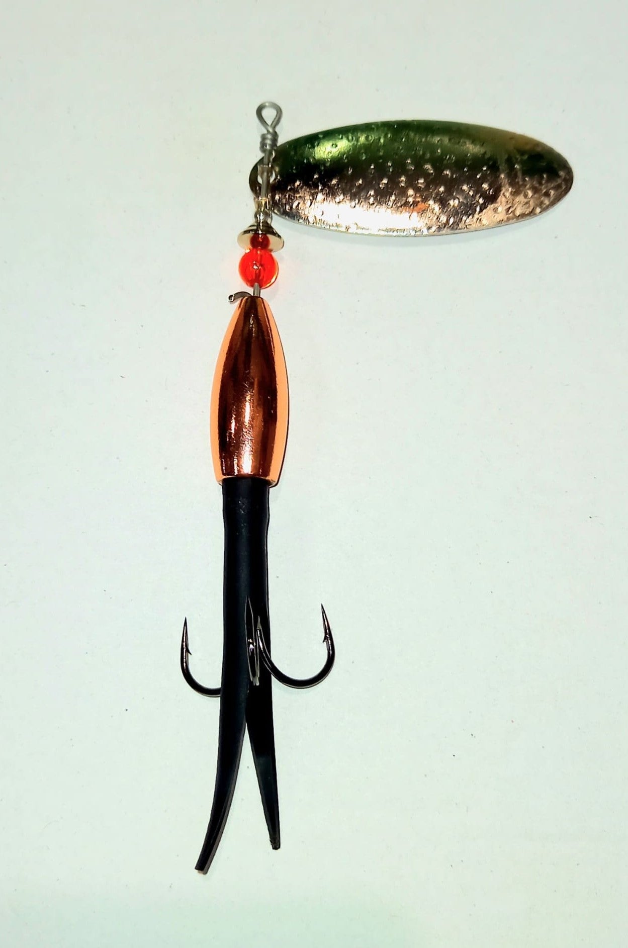 Conehead Flying C Spinning Lure (20g Black/Copper/Silver)