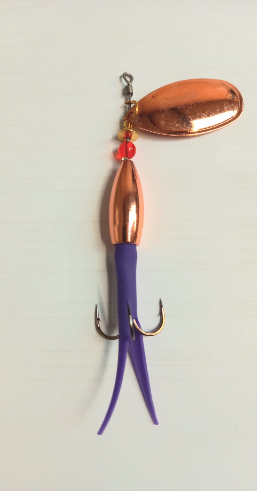 Conehead Flying C Spinning Lure (20g Purple/Copper)