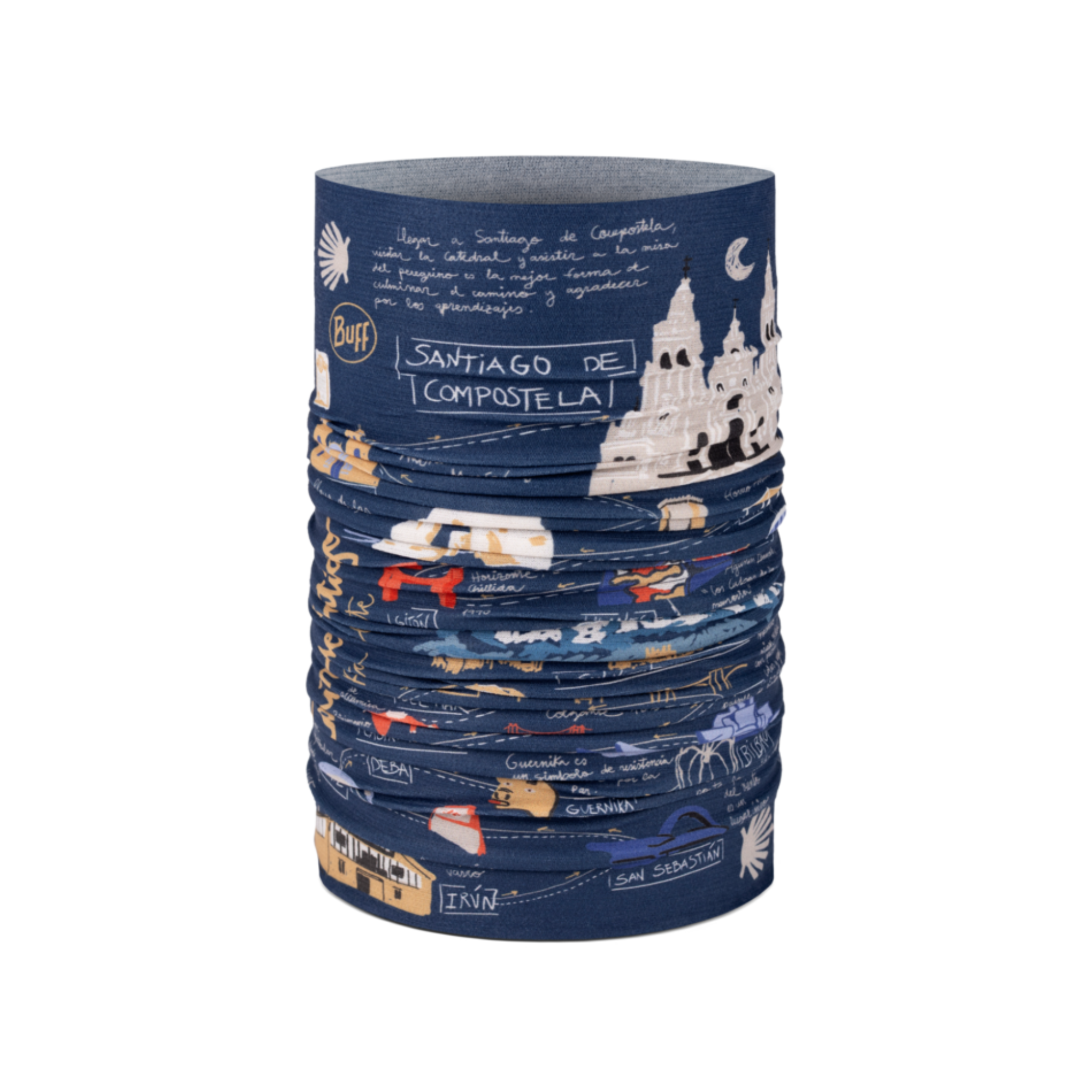 Coolnet UV Buff (Camino Norte Navy)