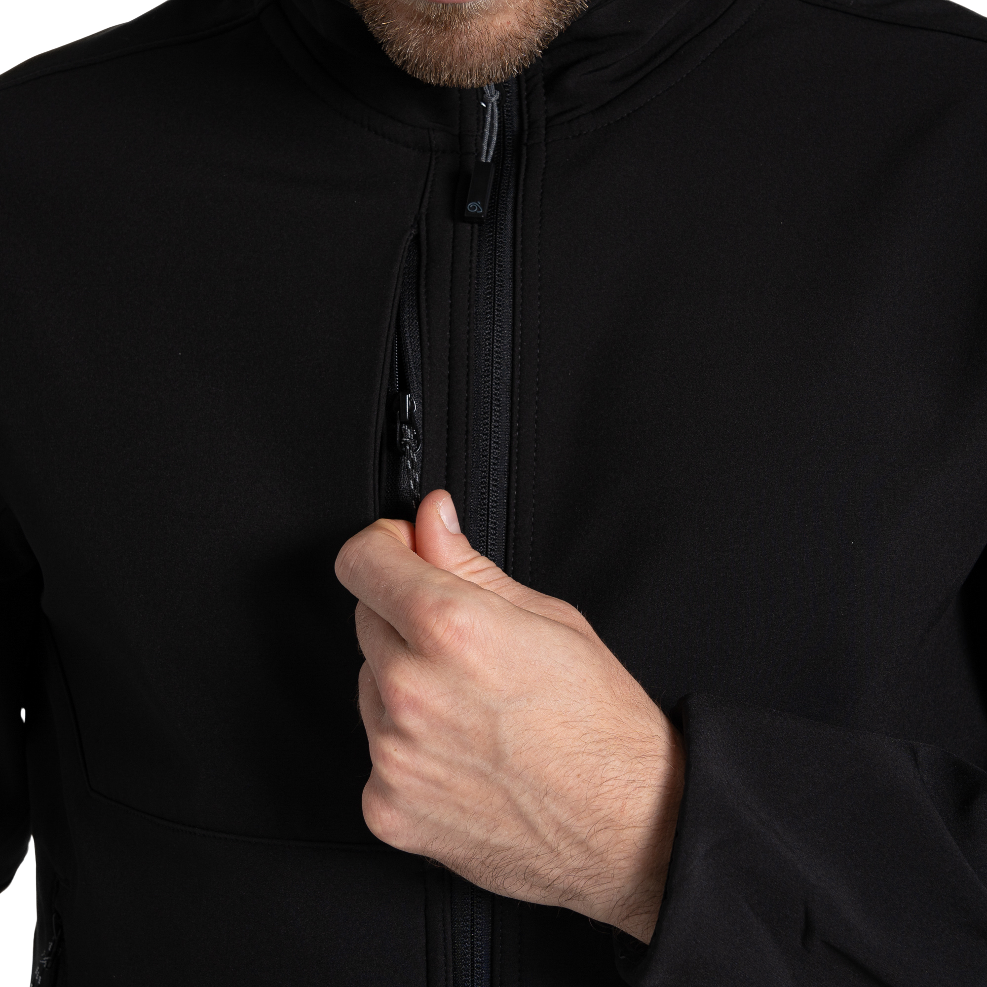 Craghoppers Expert Men's Basecamp Softshell Jacket (Black)