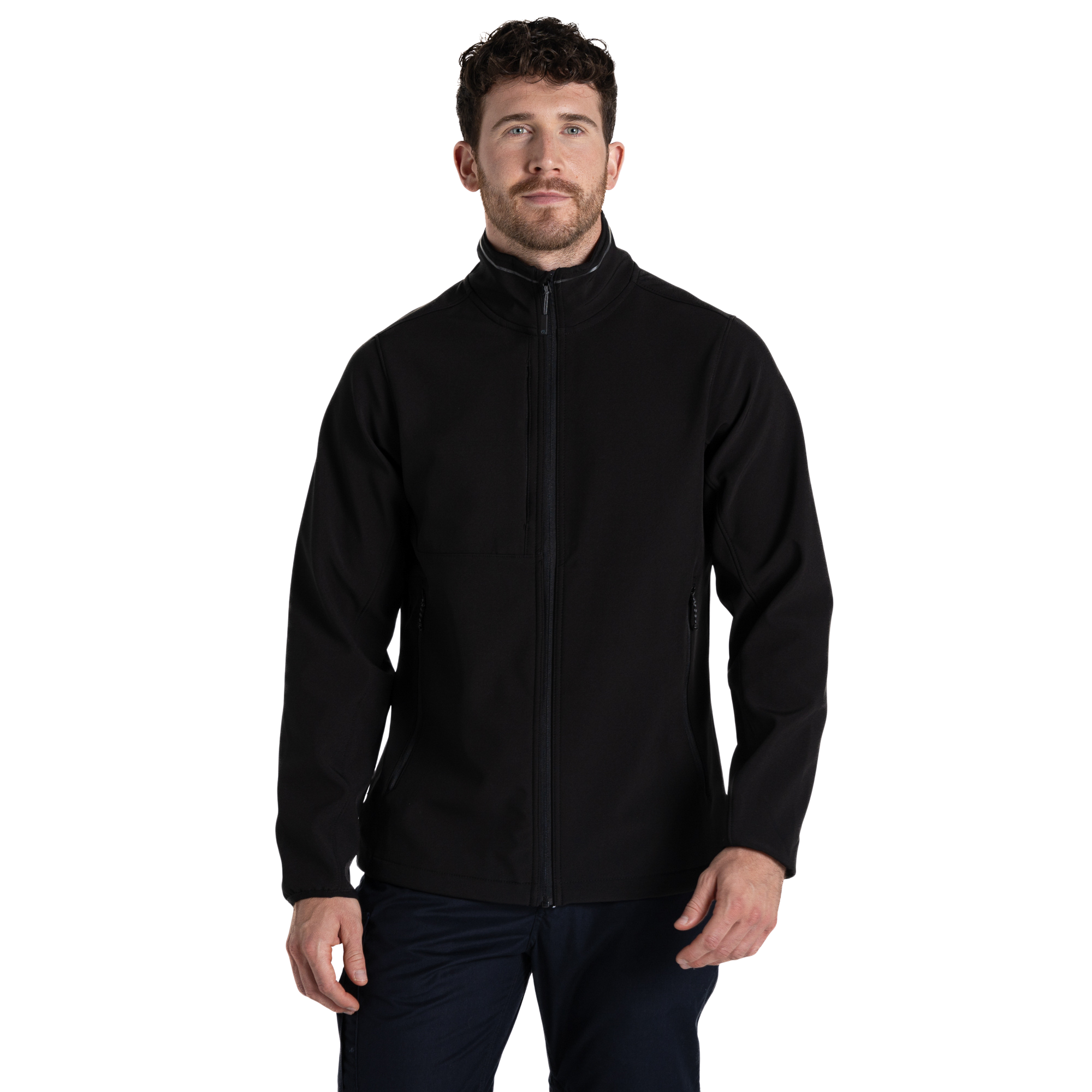 Craghoppers Expert Men's Basecamp Softshell Jacket (Black)