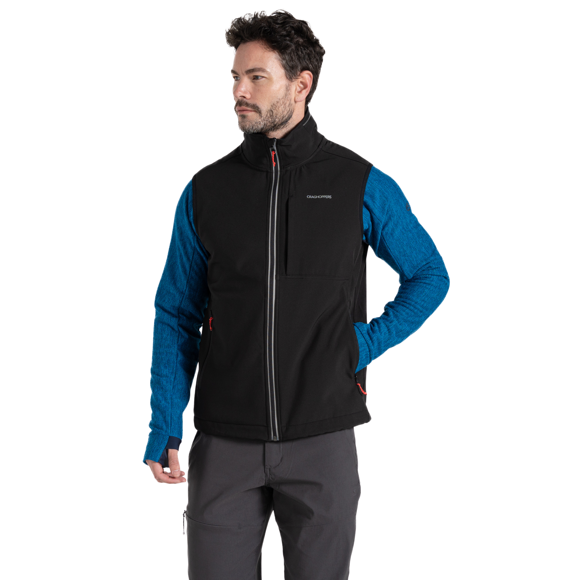 Craghoppers Men's Altis Softshell Vest (Black)