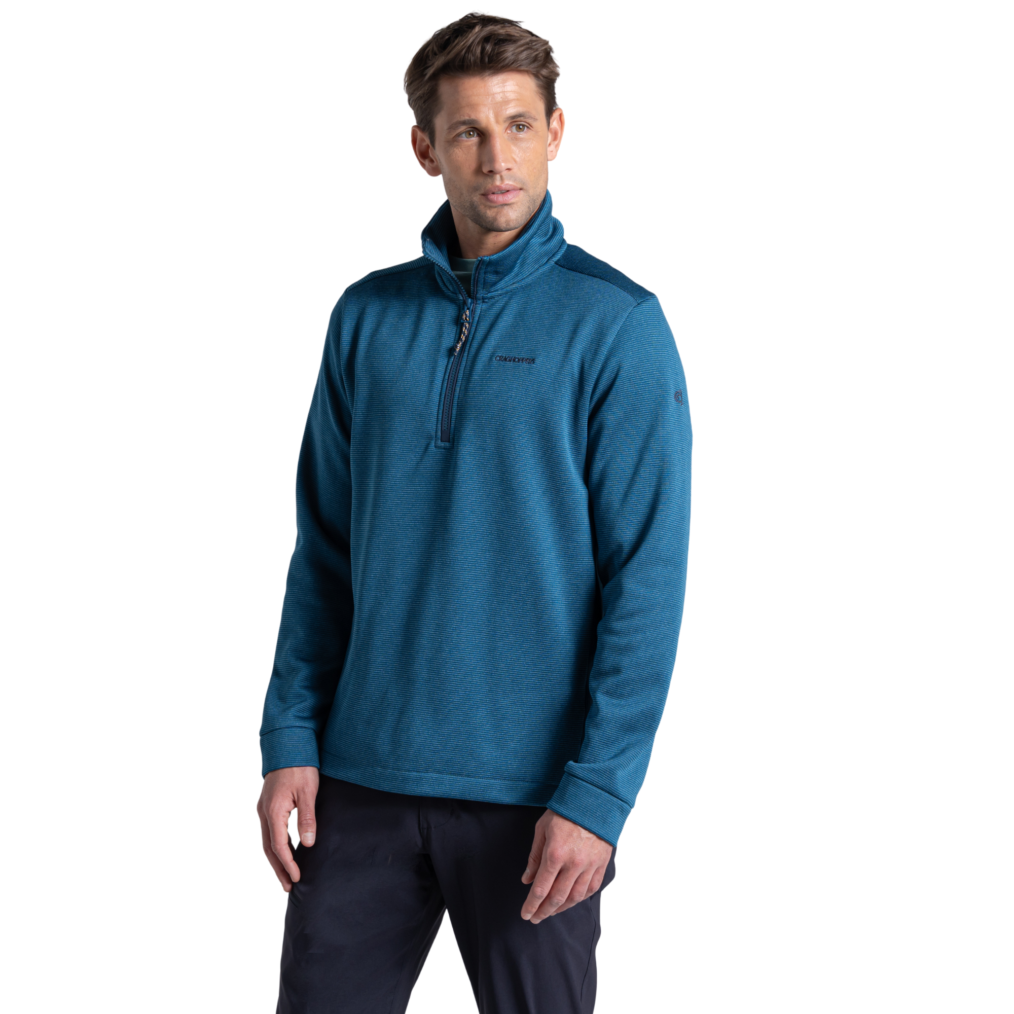 Craghoppers Men's Blake Half Zip Fleece Top (Poseidon)