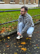 Load image into Gallery viewer, Craghoppers Men's Bonan Half Zip Fleece Top (Blue Navy Stripe)