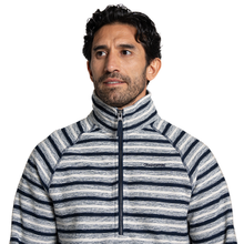 Load image into Gallery viewer, Craghoppers Men's Bonan Half Zip Fleece Top (Blue Navy Stripe)