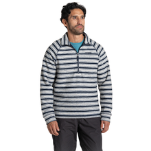 Load image into Gallery viewer, Craghoppers Men's Bonan Half Zip Fleece Top (Blue Navy Stripe)