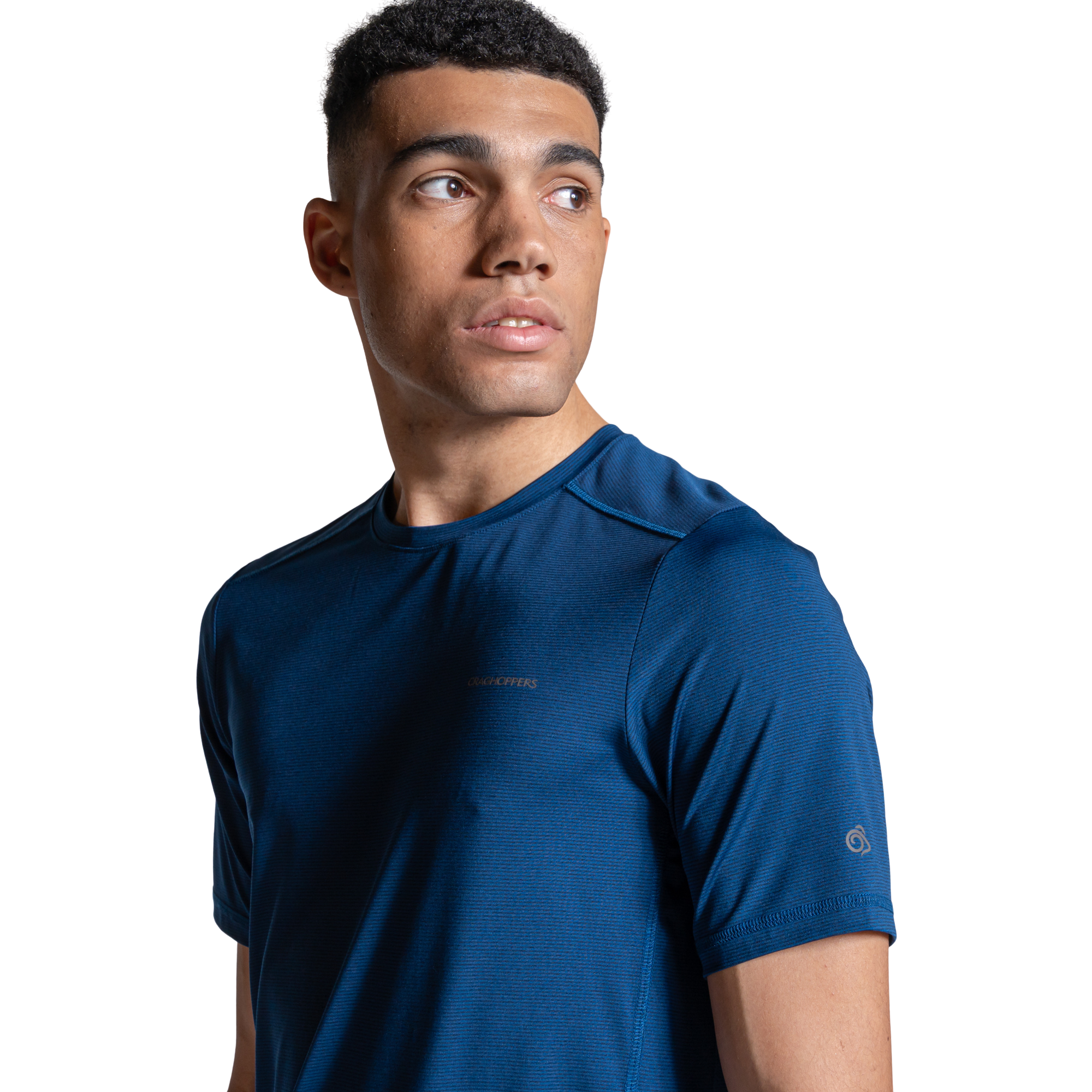 Craghoppers Men's Charon II Short Sleeve UPF50 Technical Tee (Juniper Berry)