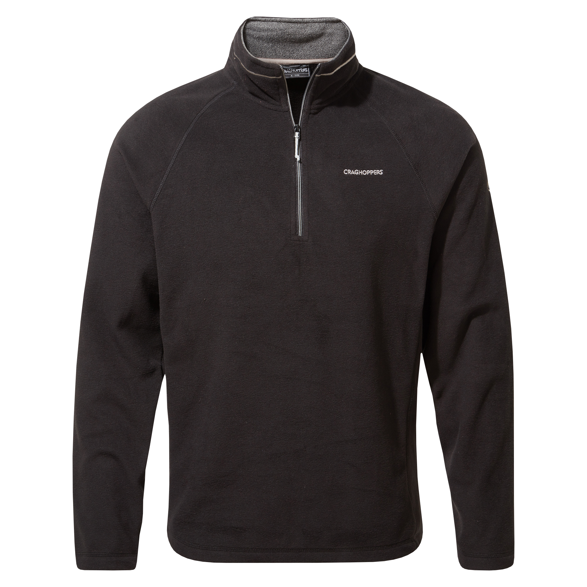 Craghoppers Men's Corey VI Half Zip Fleece Top Black 800 CMA1287
