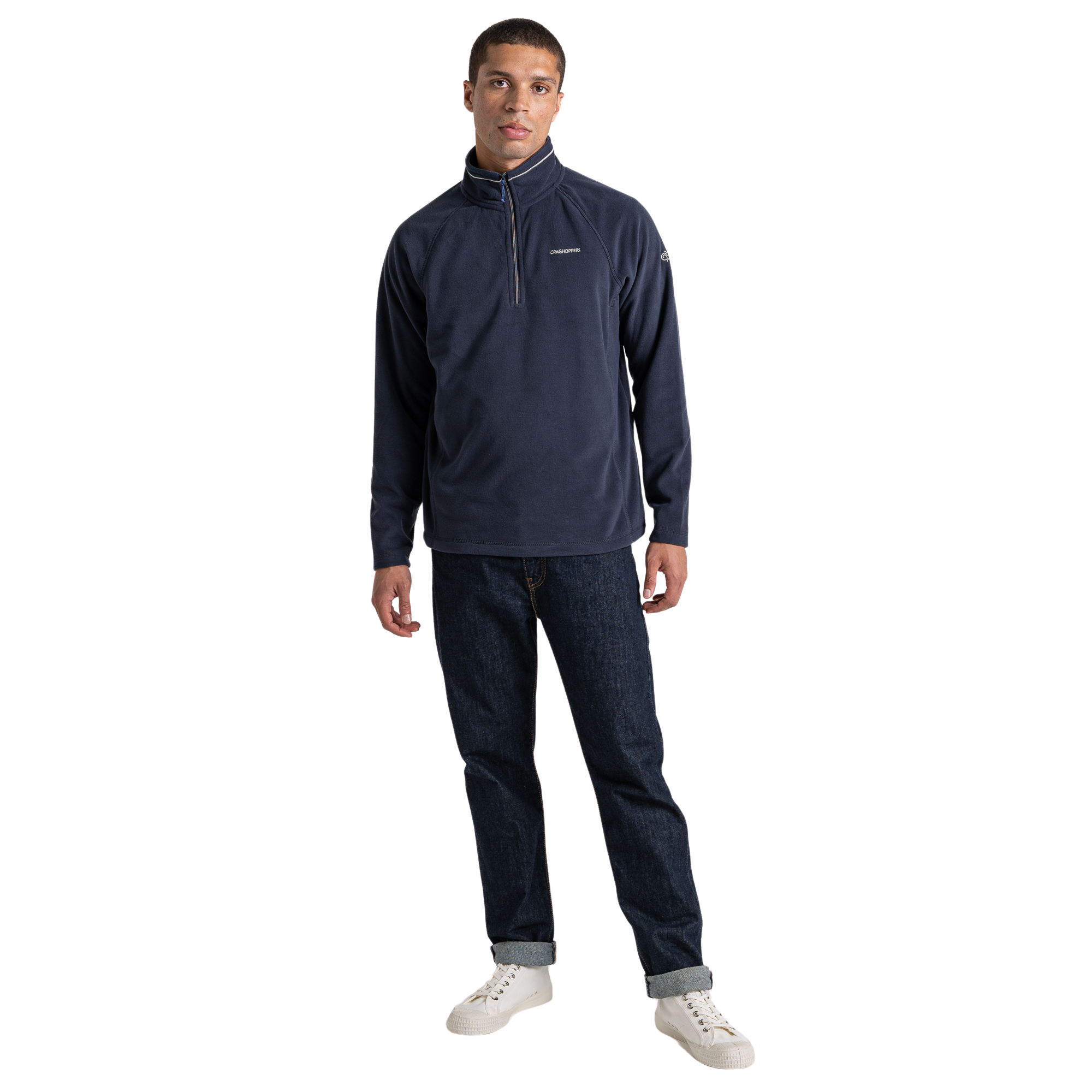 Craghoppers Men's Corey VI Half Zip Fleece Top (Navy/Blue)