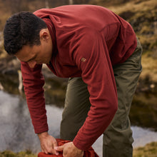 Load image into Gallery viewer, Craghoppers Men's Corey VI Half Zip Fleece Top (Red Jasper)
