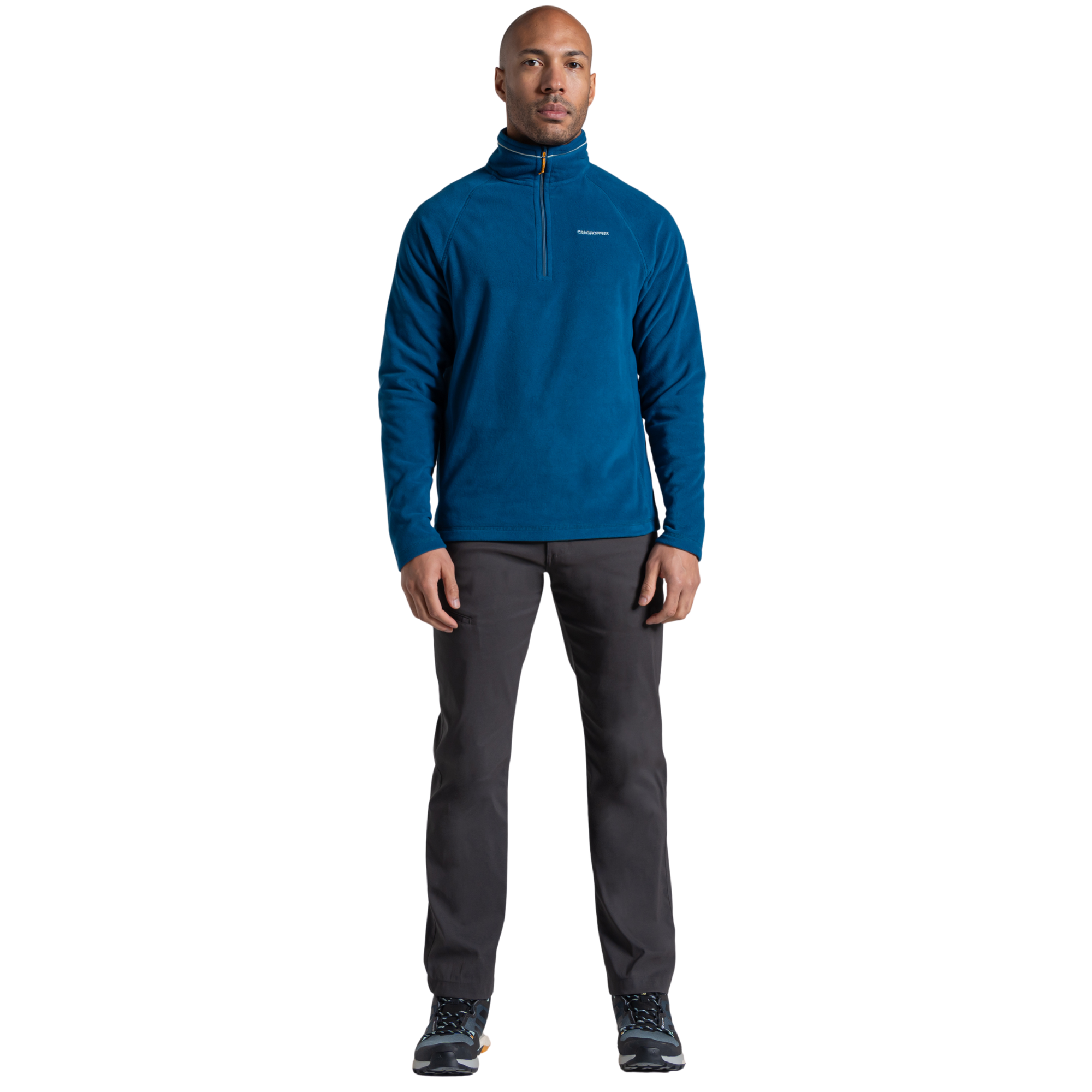 Craghoppers Men's Kiwi Pro III UPF40 NosiDefence Trousers Dark Lead 1HJ CMJ664