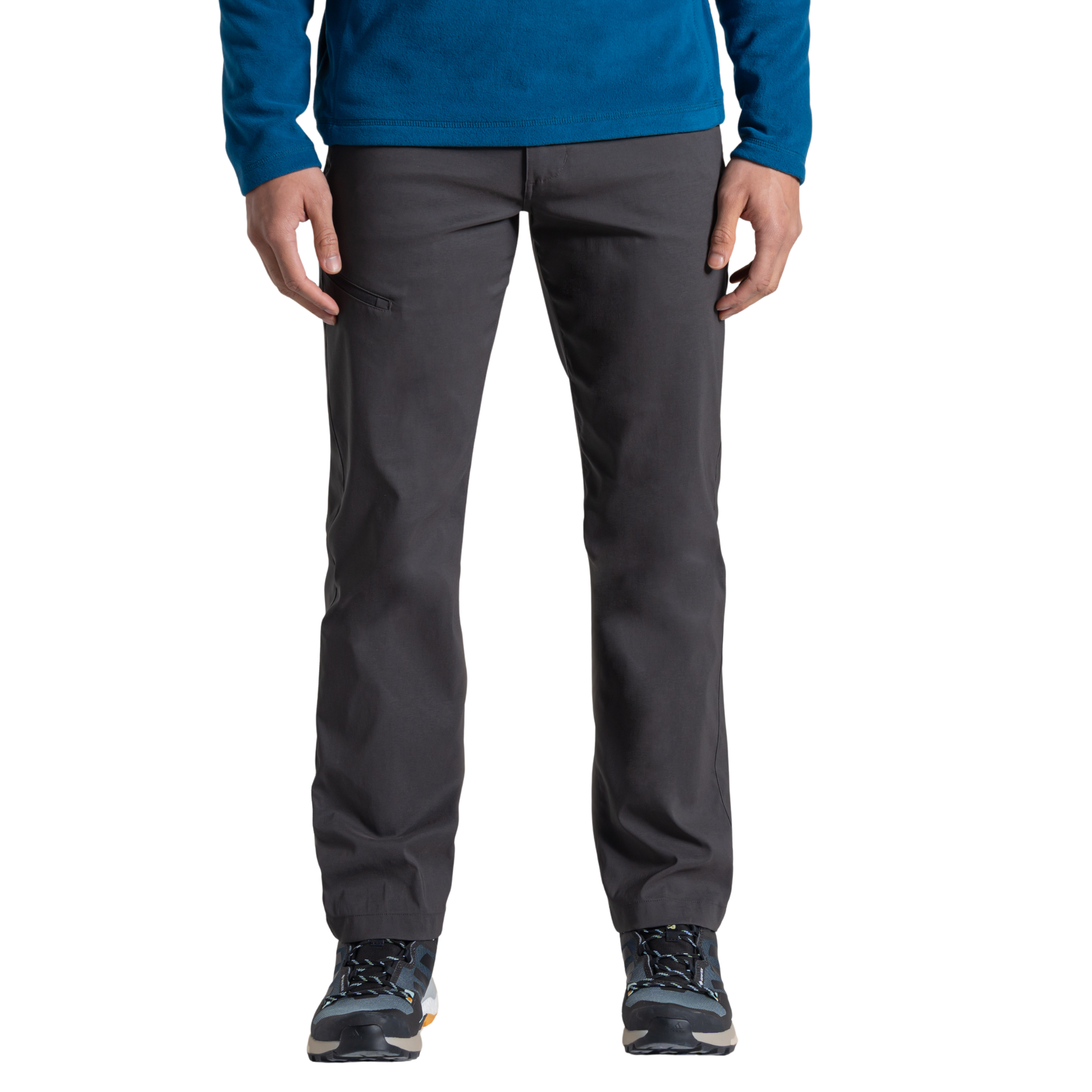 Craghoppers Men's Kiwi Pro III UPF40 NosiDefence Trousers Dark Lead 1HJ CMJ664