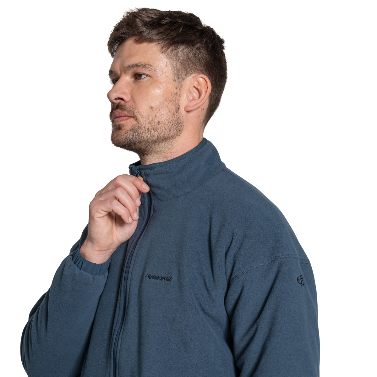 Craghoppers Men's Leif Full Zip Fleece (Blue Stone)