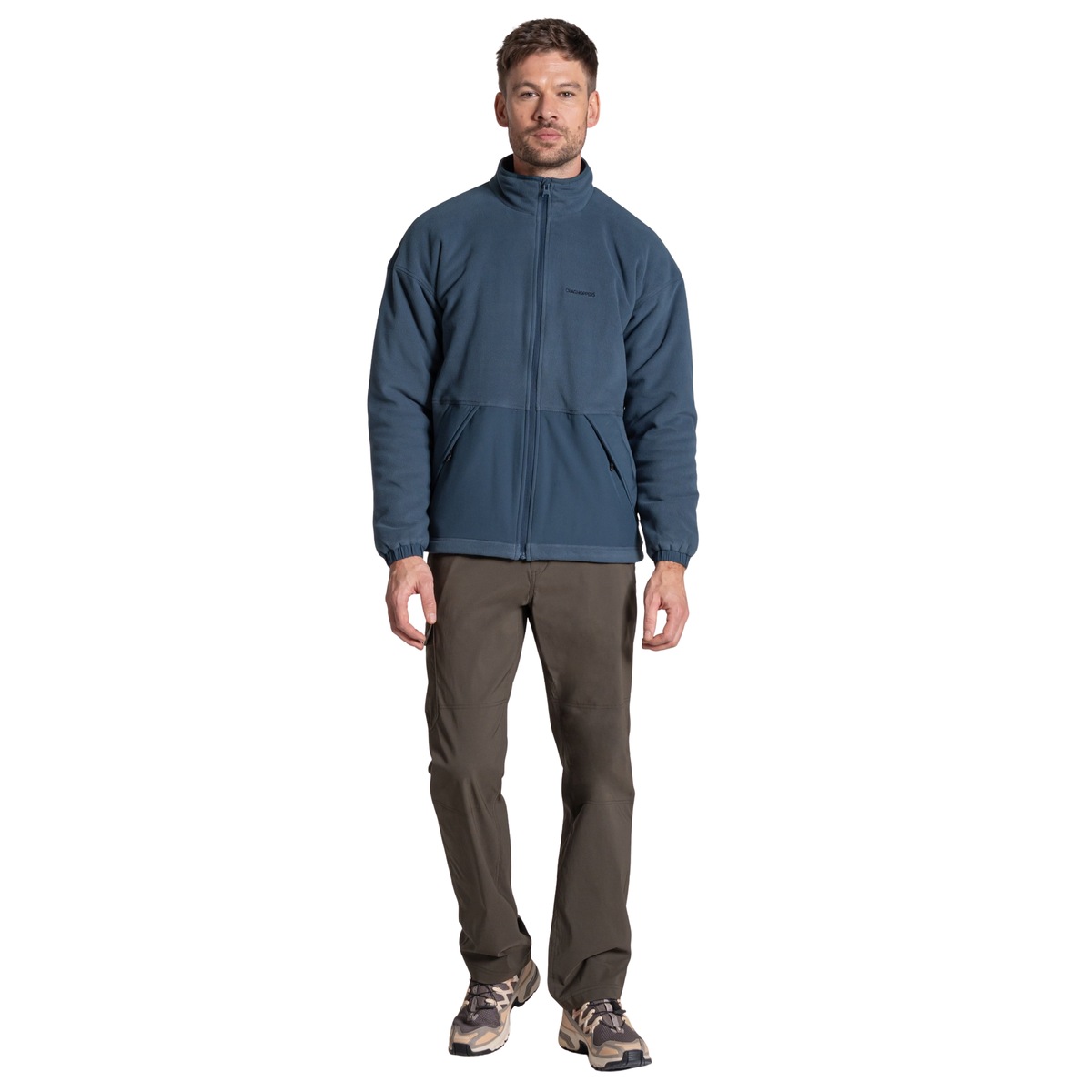 Craghoppers Men's Leif Full Zip Fleece (Blue Stone)