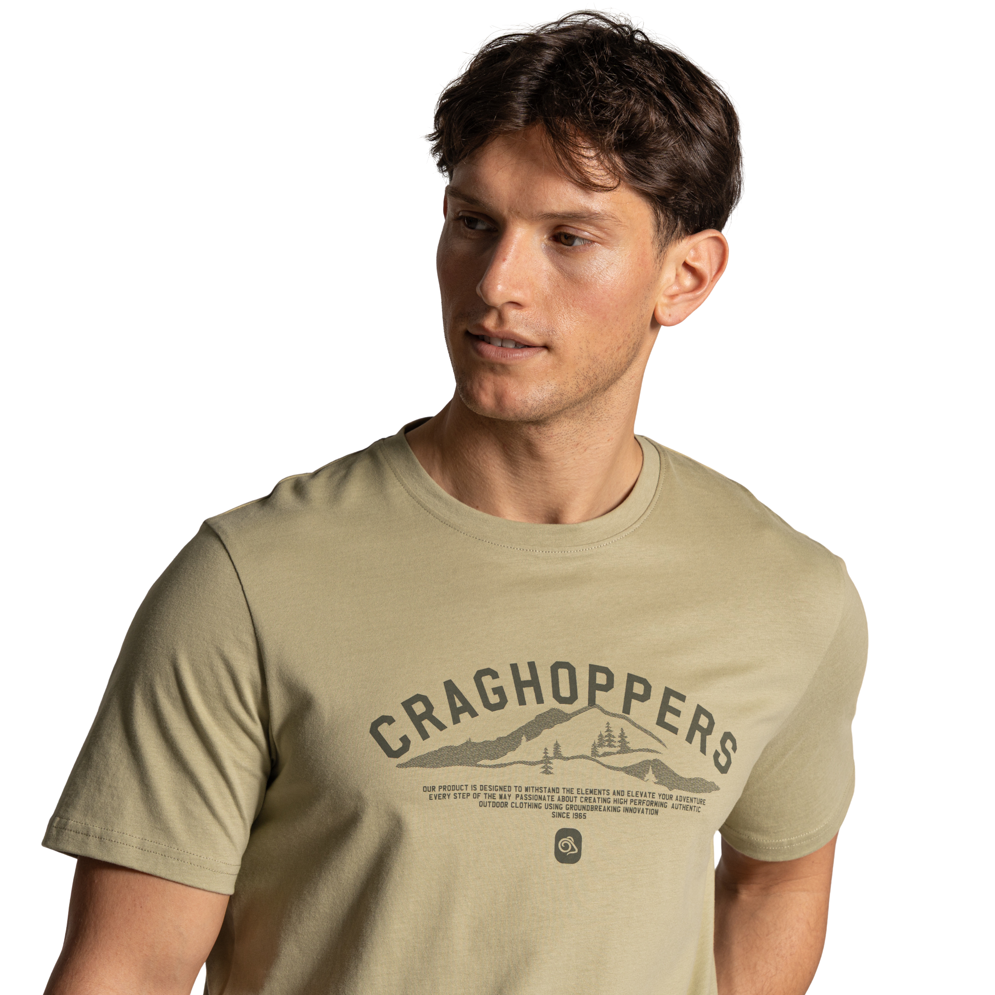 Craghoppers Men's Lucent II Organic Cotton Short Sleeve Tee (Bayleaf)